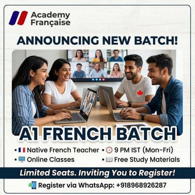 Academy Française-Online French Classes for Beginners