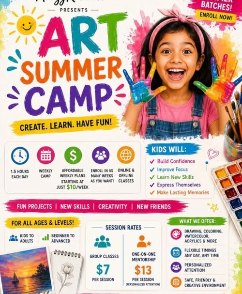 Artzy Kreation-Art Summer Camp