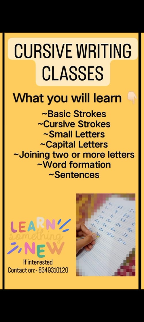 Raw Training and  placement classes by pooja/sona kelwani-Writing Classes