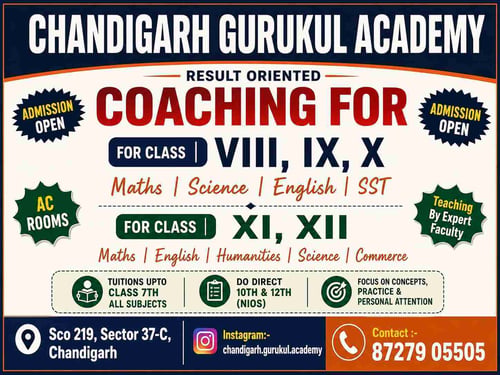 Chandigarh Gurukul Academy-Admission Open