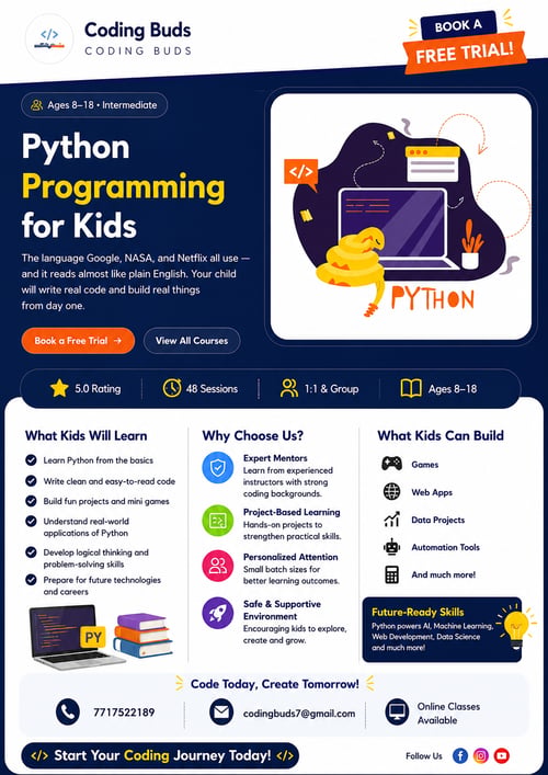 Coding Buds-Python Programming for Kids