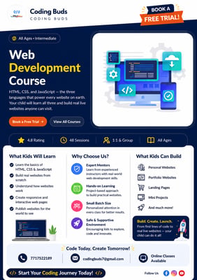 Coding Buds-Web Development Course for Kids