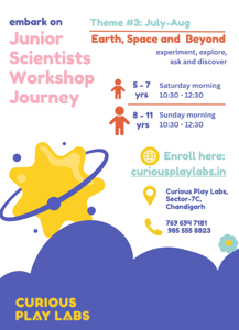 Curious Play Labs-Junior Scientists Workshop Earth Space and Beyond