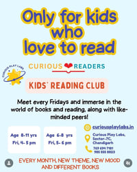 Curious play labs-Kids Reading Club