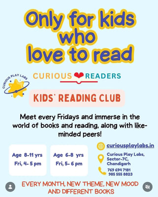 Curious play labs-Kids Reading Club