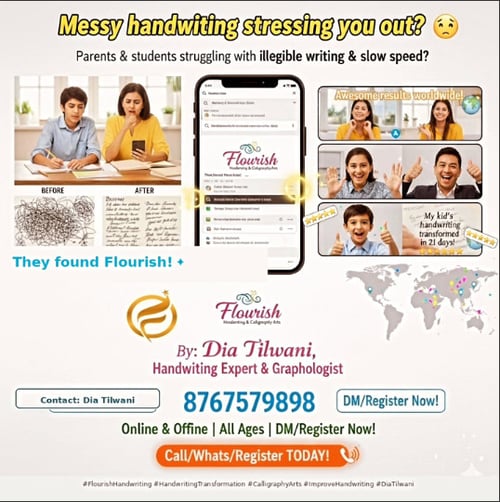 Flourish handwriting & calligraphy arts-Handwriting and Calligraphy Classes for Kids