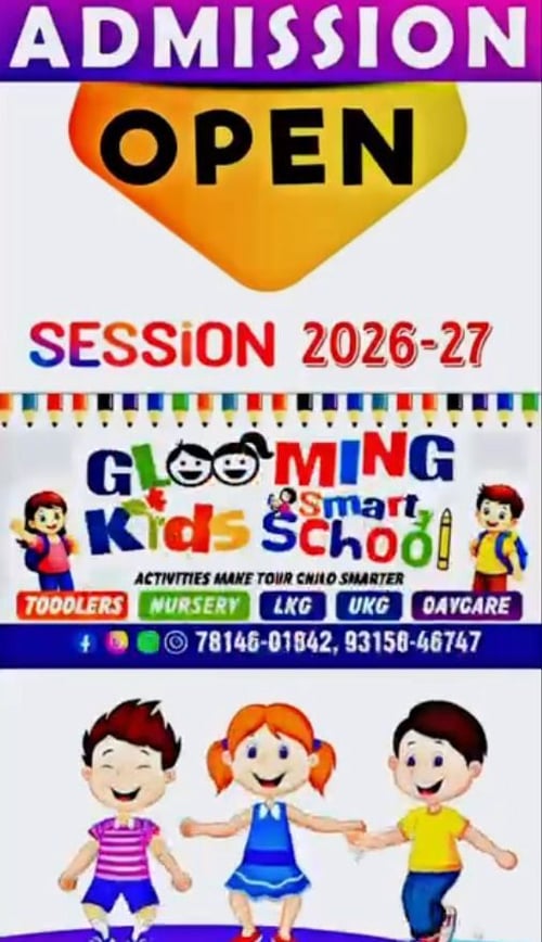 Glooming Kids Smart School-Admission Open for Session 2026-27