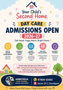 Handprints Day Care-Day Care Admissions Open 2026-27
