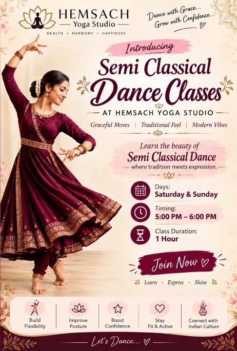 Hemsach Yoga Studio-Semi Classical Dance Classes