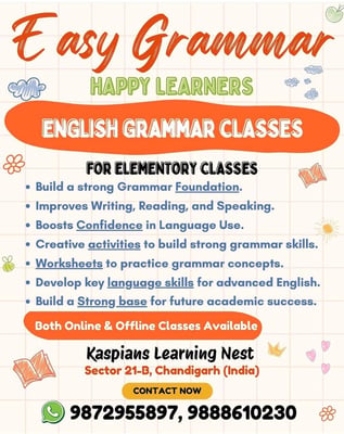 Kaspian Learning Nest-Online Easy English Grammar Classes