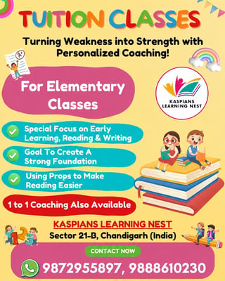 Kaspian Learning Nest-Elementary Tuition Classes