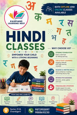Kaspian Learning Nest-Hindi Learning Classes for Kids