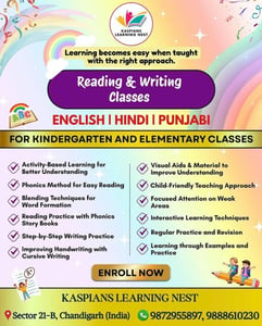 Kaspian Learning Nest-Reading and Writing Classes for Kids