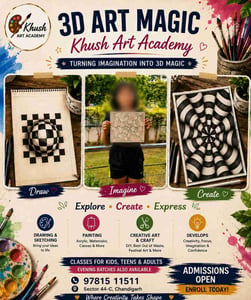 Khush art academy-3D Art Classes