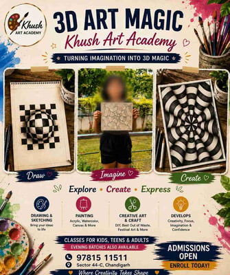 Khush art academy-3D Art Classes