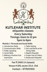 Kutlehar Institute-Etiquette Classes for Kids
