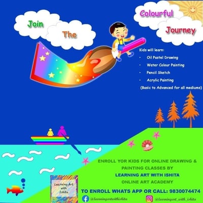Learning Art with Ishita-Drawing & Painting Classes