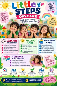 Little Steps Daycare-Admission Open