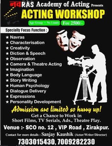 Navras Academy of Acting-Acting Workshop