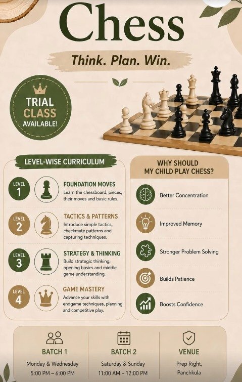 Prep Right After School Program & Education Centre-Chess Classes for Kids