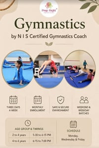 Prep Right After School Program & Education Centre-Gymnastics Classes for Kids