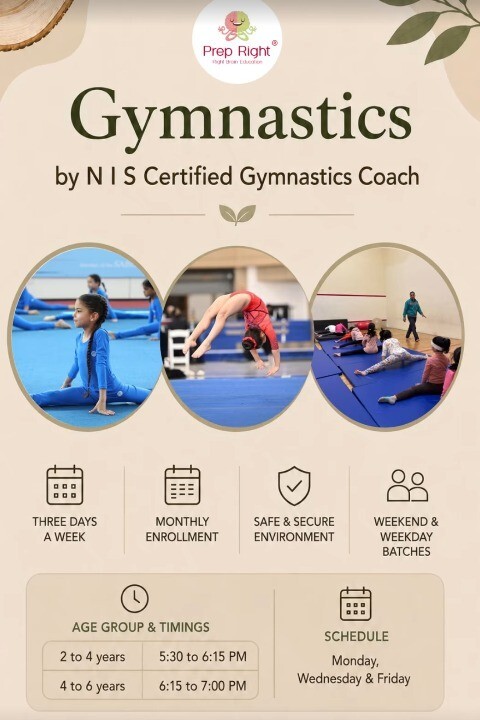 Prep Right After School Program & Education Centre-Gymnastics Classes for Kids