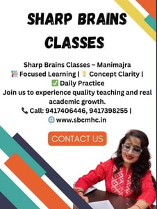 SHARP BRAINS CLASSES-Focused Learning and Concept Clarity