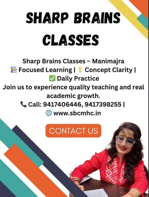 SHARP BRAINS CLASSES-Focused Learning and Concept Clarity