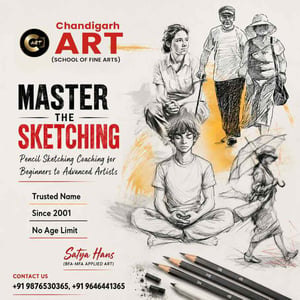 Satya Hans Coaching of Art & Computer Learning-Master Pencil Sketching