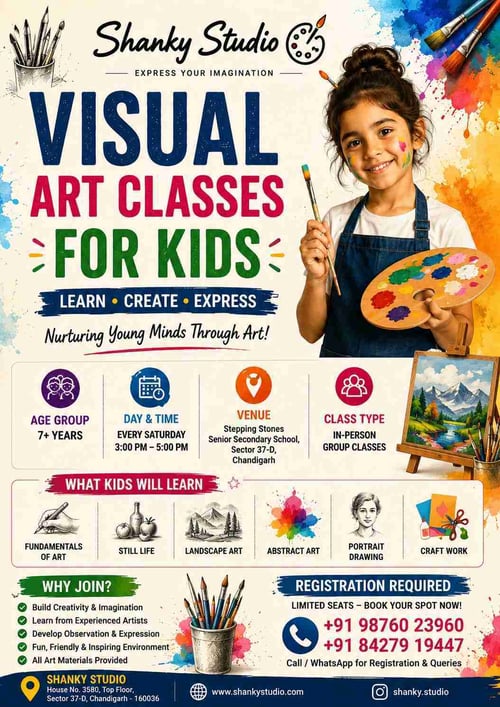 Shanky Visual Art Studio-Visual Art Classes for Kids