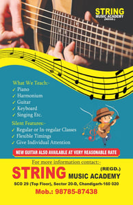 String Music Academy-Piano, Guitar, Keyboard and Vocal Classes