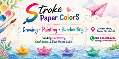 Stroke Paper By Sumona-Drawing Painting and Handwriting Classes for Kids