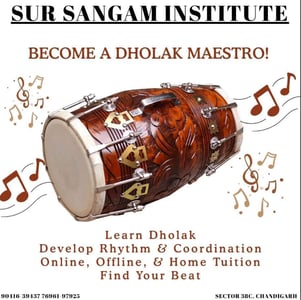 Sur Sangam Institute-Learn Dholak and Master the Rhythm