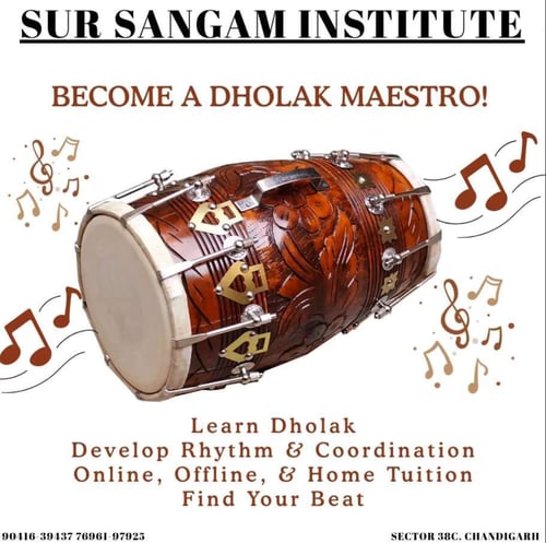 Sur Sangam Institute-Learn Dholak and Master the Rhythm