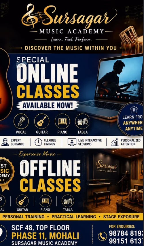 Sursagar Music Academy and Studio-Music Classes