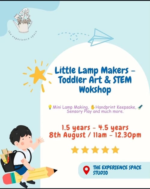 The Experience Space-Little Lamp Makers (Toddler Art and STEM Workshop)