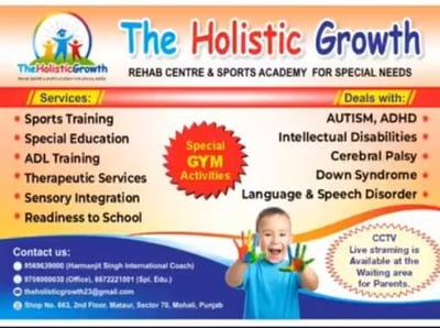 The Holistic Growth Rehab Center for special needs-Holistic Learning and Development for Kids