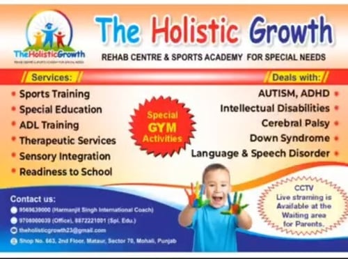 The Holistic Growth Rehab Center for special needs-Holistic Learning and Development for Kids