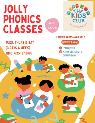 The Kids Club-Jolly Phonics Classes for Kids