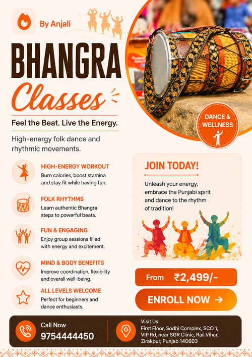 The Raw Studios-Bhangra Classes