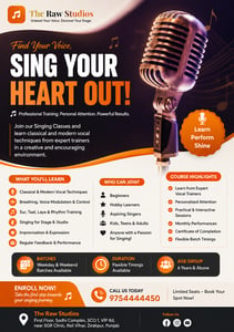The Raw Studios-Singing Classes for Kids