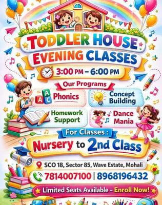 The Toddler House-Toddler House Evening Learning Program (Sector 85)