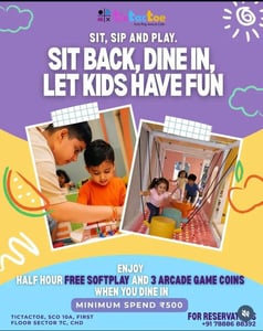 Tic Tac Toe-Dine and Play Kids Fun