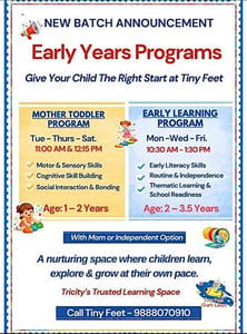Tiny Feet Giant Leaps-Early Years Learning Programs