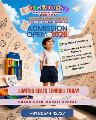 Tiny Tots Preparatory School-Admissions Open 2026-27