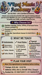 V Raaj Music Academy-Online Vocal and Instrumental Music Classes