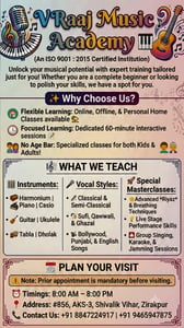 V Raaj Music Academy-Vocal and Instrumental Music Classes for Kids