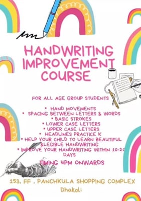 We Craft World-Handwriting Improvement Course for Kids