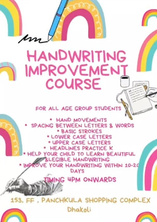 We Craft World-Handwriting Improvement Course for Kids