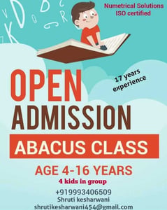 Numetrical Solutions-Abacus Classes Admissions Open